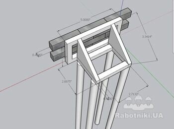 Укріплення підпірної стіни зі сваями