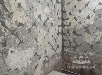 Цементно штукатурні роботи кухні, туалет, ванна, відкоси на вікнах