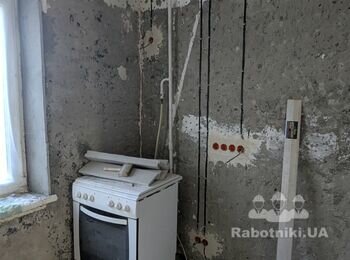 Цементно штукатурні роботи кухні, туалет, ванна, відкоси на вікнах