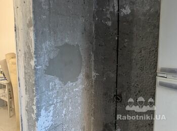 Цементно штукатурні роботи кухні, туалет, ванна, відкоси на вікнах