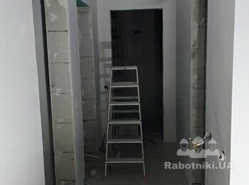 Монтаж міжкімнатних дверей+монтаж підлоги