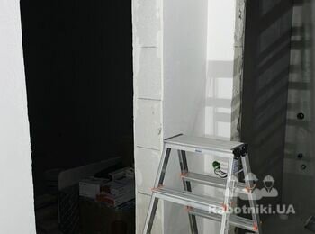 Монтаж міжкімнатних дверей+монтаж підлоги