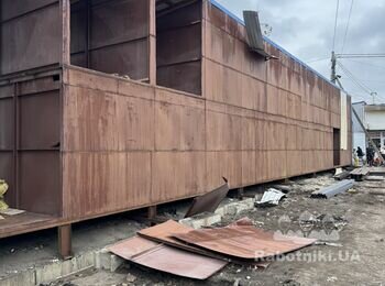 Демонтаж металлических павильонов