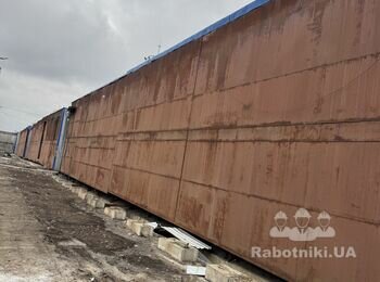 Демонтаж металлических павильонов