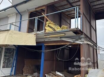 Демонтаж металлических павильонов
