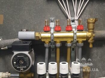 Замена циркуляционного насоса на системе тёплый пол и циркуляционного