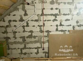 Штукатурка стін під фарбування 40м2