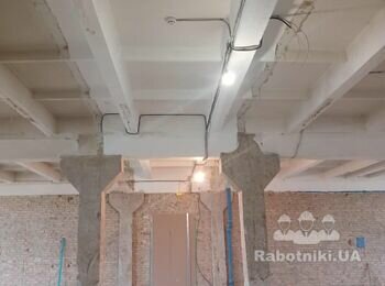 Штукатурка 500м2 цементно піщана,