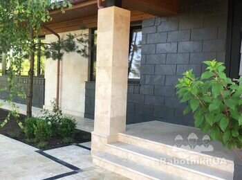 Облицювати фасад будинку 260 м2, натуральним каменем