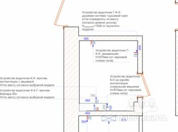 Ремонт санвузла під ключ. Бортничі