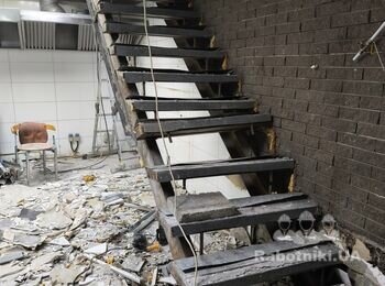 Демонтаж ступеней