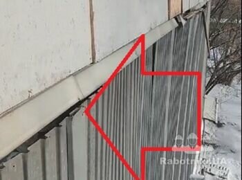 Монтаж сендвіч панелей на висоті