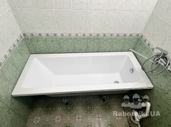Установка ванни