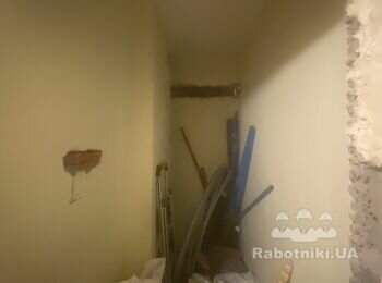 Доробити ванну кімнату та гардеробну після встановлення сантехніки