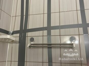 Демонтаж старої плитки та укладання плитки 20 м2