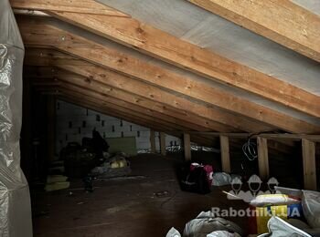 Утеплення даху 50 квадратів по підлозі