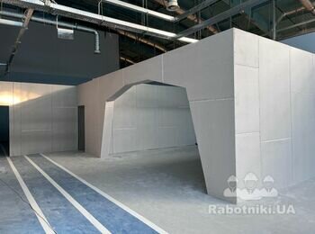 Шпаклювання г/к під фарбування