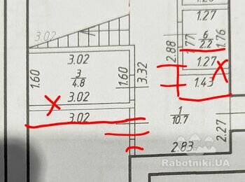 Демонтаж і подальний монтаж перестінків