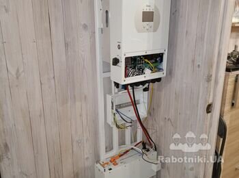 Установка и подключение инвертора deye 1 фаза.