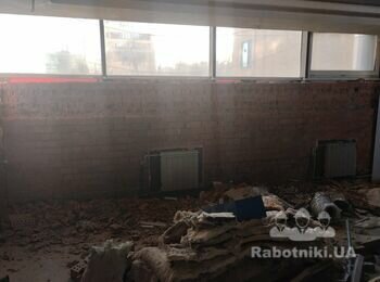 Демонтаж керпичной стены предлагайте цену