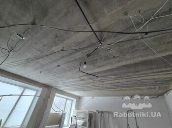 Черновая подготовка потолка, стен