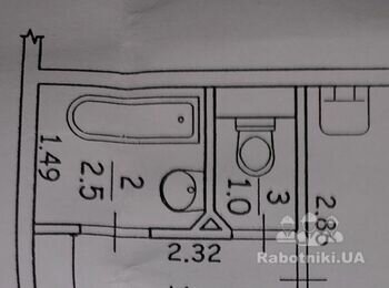 Плитка в санузли, метро Харківська