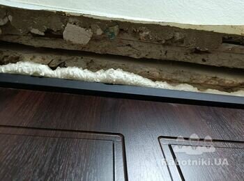 Відкоси на вхідні двері зсередини