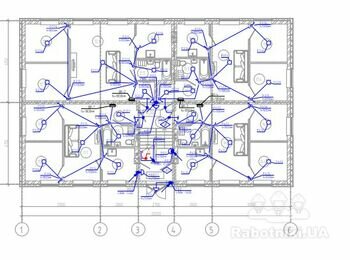 Монтаж електрики 4 квартири