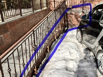 Ремонт гранітного каменю (демонтаж пошкодженого, та монтаж нового)