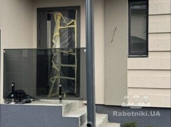 Укладка керамограніту на сходинки вуличні та терасу будинку