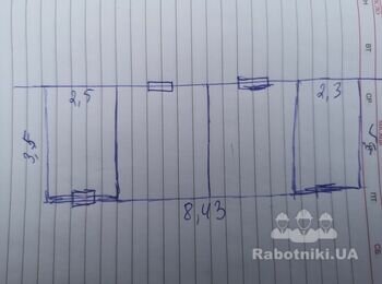 Будівництво прибудови 13 х 3,5 і сарая 5х12 з газоблоку