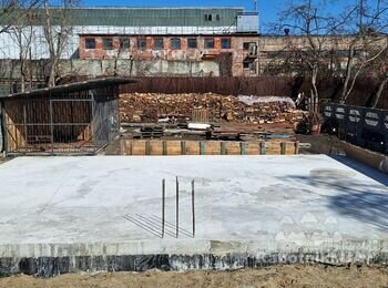 Кладка гаража 8х11м из газоблока (45 м.куб) + ЖБ колонны и армопояс