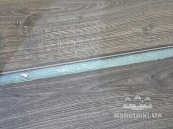 Установка плінтуса мдф( quick step)