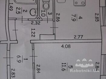 Укладання плитки в санузли, кухню та коридор