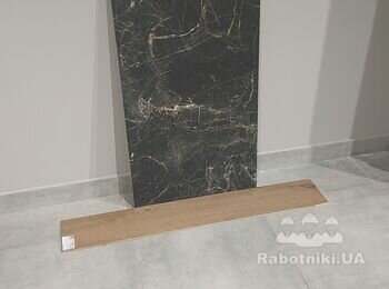 Укладання плитки в санузли, кухню та коридор