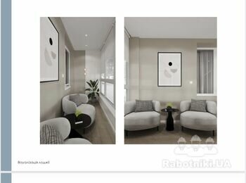 Малярні роботи , Київ . Квартира 57 м2