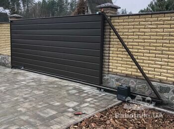 Фундаментні роботи для відкотних воріт