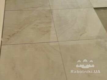 Укладання плитки - керамограніта в новобудові