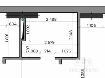 Укладка плитки в санвузлі та коридорі