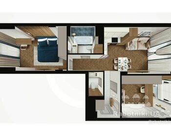 Ремонт в нових двох квартир, є детальний план-дизайн (Киев)