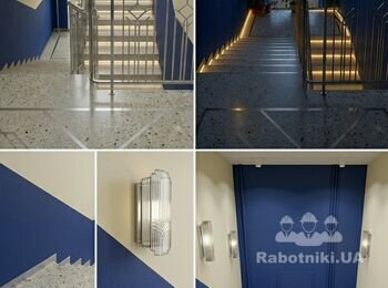 Ремонт вхідної групи та поверхів в 5 поверхівці