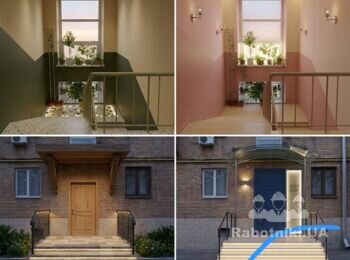 Ремонт вхідної групи та поверхів в 5 поверхівці