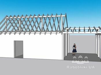 Треба зробити кришу 107 кв