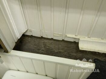 Ремонт санвузла в офісі.