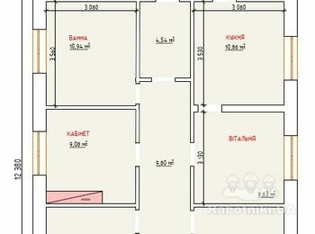 Ремонт будинку 90 м