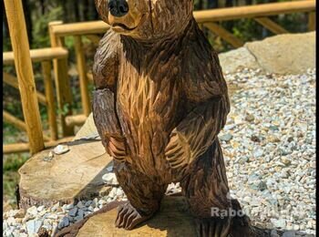 Різьба по дереву бензопилою, скульптура з дерева