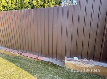 Ремонт забору із профілю