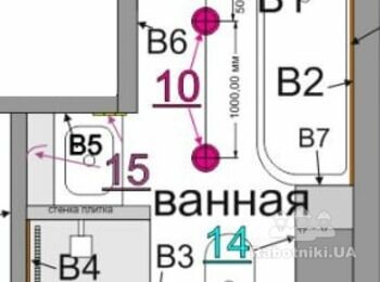 Укладання плитки 10кв.м стіни