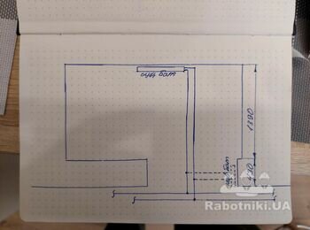 Перенесення радіатора, в тому числі труб у підлозі.