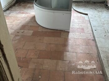 Ремонт підлоги 150 кв м. Лінолеум / фарбування чи інше